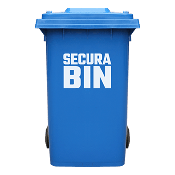 One paper bin for secure document destruction